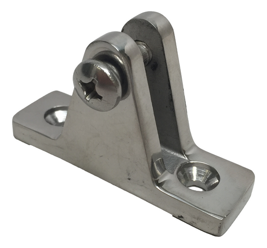 Marine Boat Bimini Top Deck Fitting SS 316 90 DEG Deck Hinge 7/8X2 22.2X50.8MM