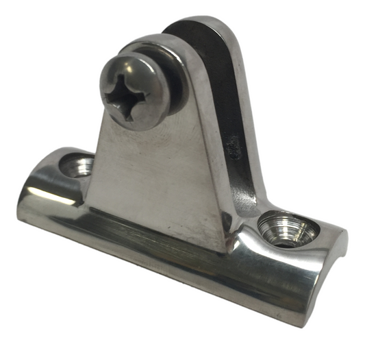 MARINE BOAT BIMINI TOP FITTING SS 316 CONCAVE BASE DECK HINGE 7/8X2" 22.2X50.8MM