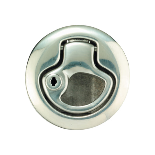 Pactrade Marine Boat Locking Stainless Steel 316 Flush Pull Slam Latch Hatch Lift 2"D