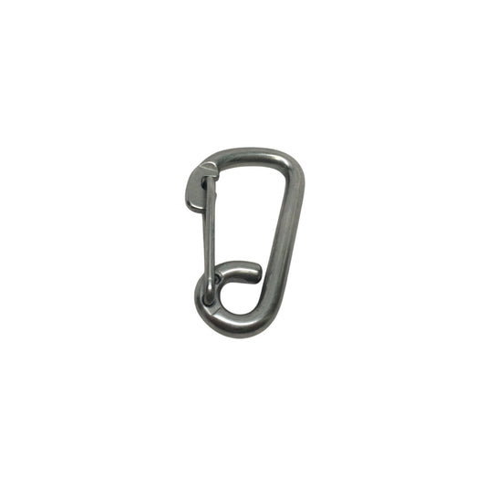 Pactrade Marine Boat SS316 Rigging Secure Safety Spring Snap Hook with Eye 2 1/2"X1 1/2"