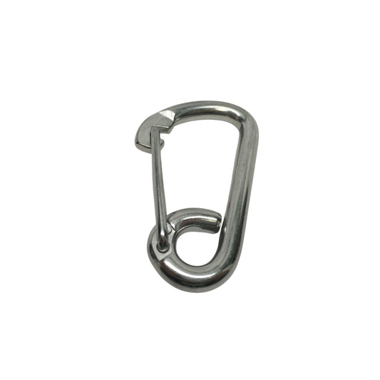 Pactrade Marine Boat SS316 Rigging Secure Safety Spring Snap Hook with Eye 3 1/4"X2"