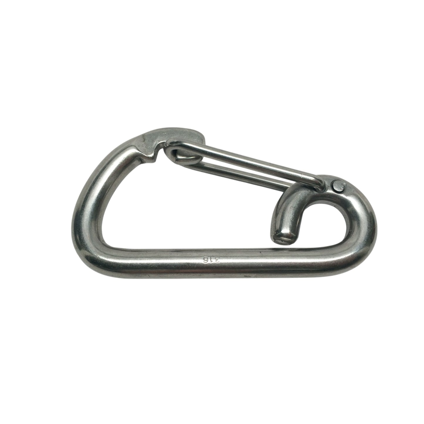 Pactrade Marine Boat  SS316 Rigging Secure Safety Snap Hook with Eye 4"X2 1/2"