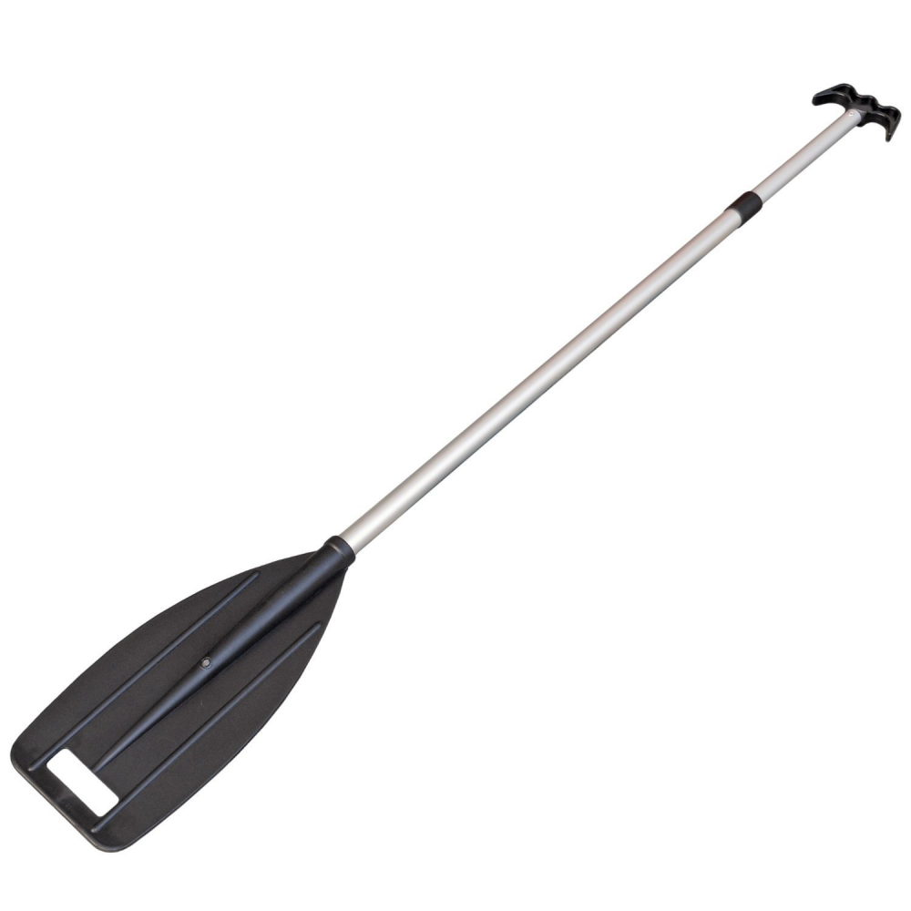 Pactrade Marine Boat Kayak Raft Floating Telescopic 45'' - 72'' Oar Paddle & Hook Anodized Aluminum Shaft