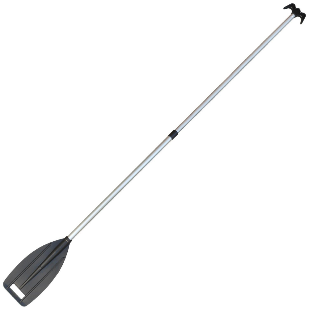 Pactrade Marine Boat Kayak Raft Floating Telescopic 45'' - 72'' Oar Paddle & Hook Anodized Aluminum Shaft