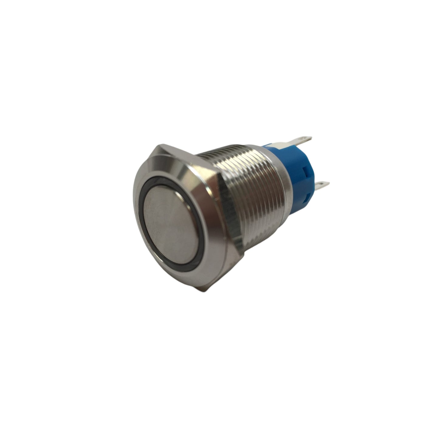 2 of Pactrade Marine SS304 Blue LED 12V Flush Light Auto On-Off Push Switch Ring Button