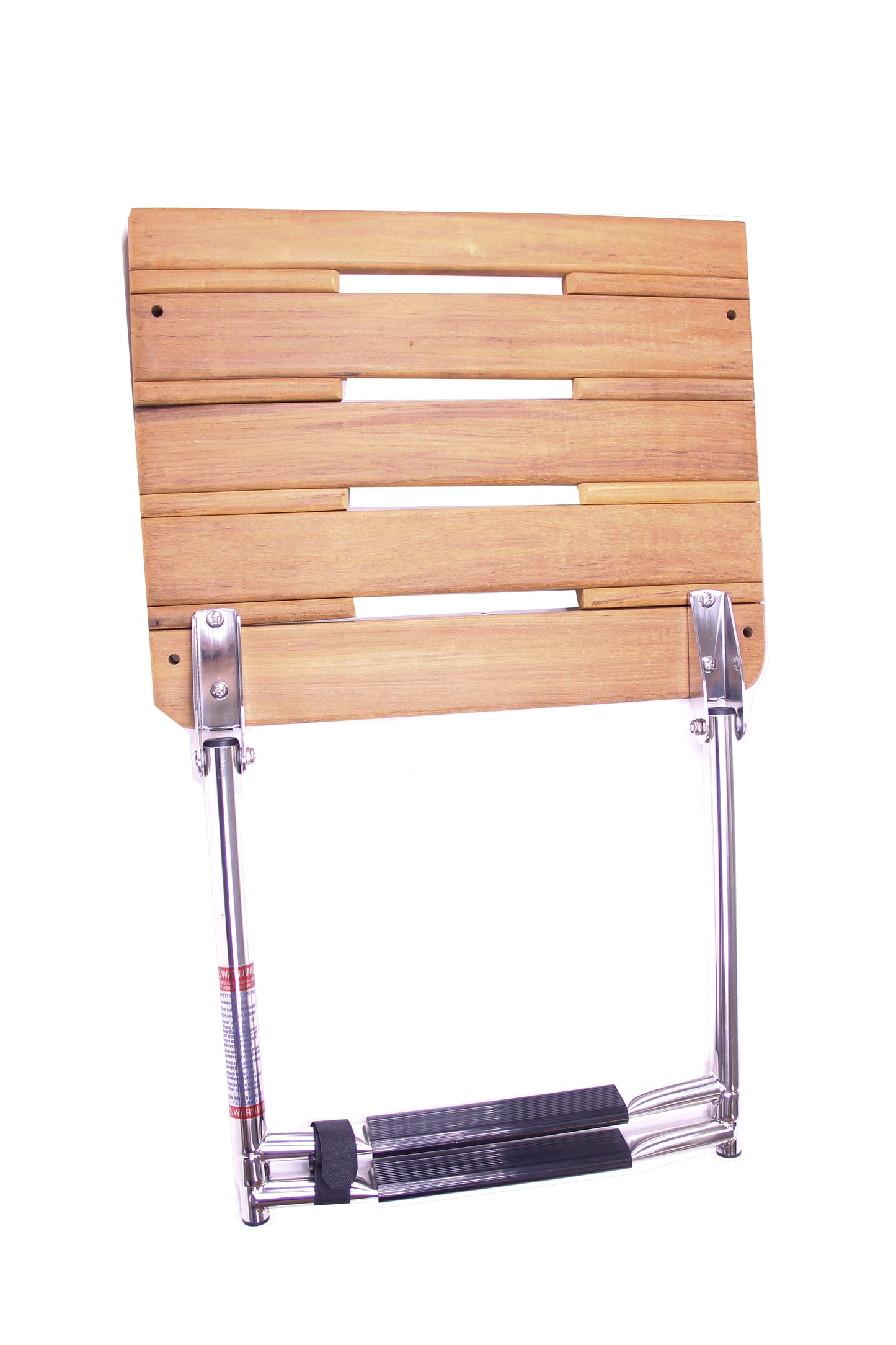 Pactrade Marine Platform Ladder, Stainless Steel Inboard Teak