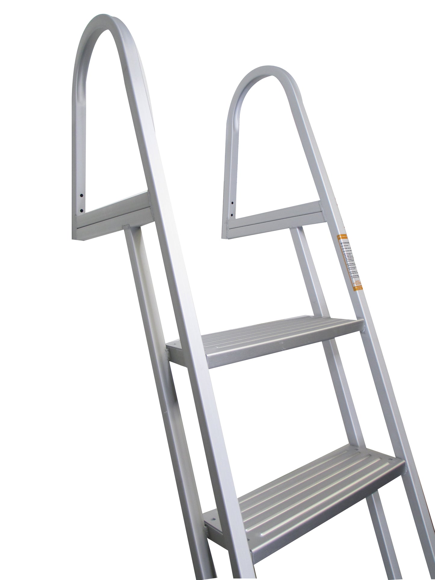 Pactrade Marine Pontoon Boat 5 Step Dock Ladder Aluminum Removable Boarding Ladder Capacity 300lbs 