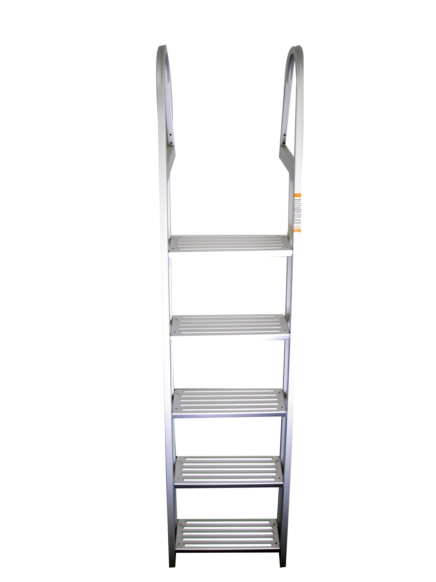 Pactrade Marine Pontoon Boat 5 Step Dock Ladder Aluminum Removable Boarding Ladder Capacity 300lbs 