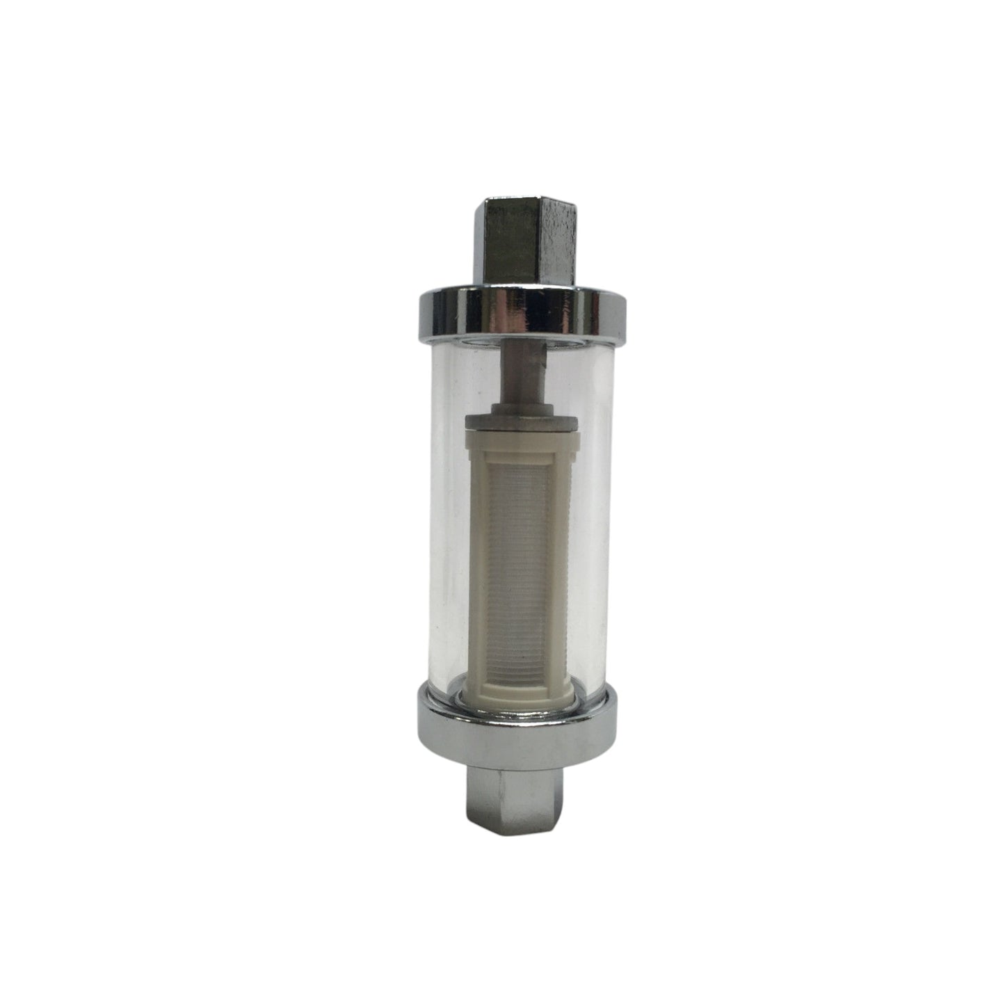 Pactrade Marine Boat Uni Inline Fuel Filter 1/4", 5/16", 3/8" Fittings Clear Glass In/Out