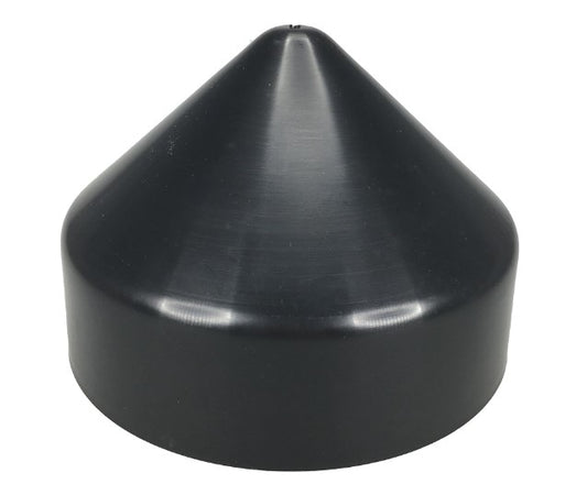 Pactrade Marine Boat Dock Post 8" Black Piling Cone Cap Cover Plastic 4PCS