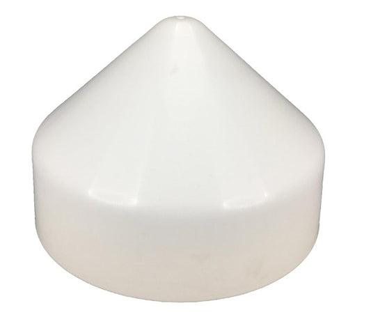 Pactrade Marine Boat Dock Post 9" White Piling Cone Cap Cover Plastic 8PCS