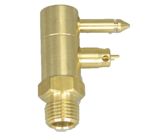 Pactrade Marine Boat Gas Fuel Tank Johnson/Evinrude OMC Male Connector Outboard 1/4'' NPT 2-Prong Brass