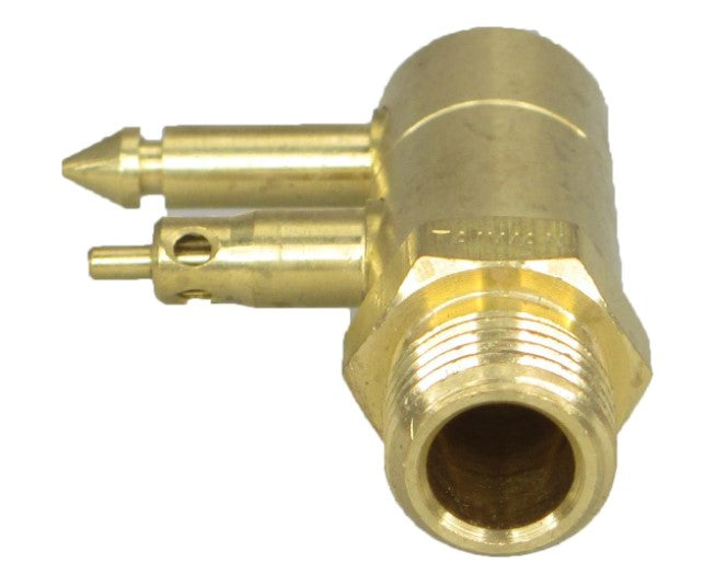 Pactrade Marine Boat Gas Fuel Tank Johnson/Evinrude OMC Male Connector Outboard 1/4'' NPT 2-Prong Brass