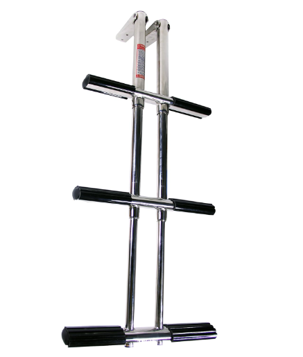 Pactrade Marine Telescopic Boat Dive Ladder, Stainless Steel, 3 Step