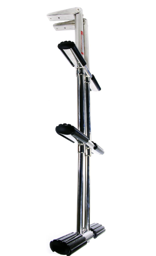 Pactrade Marine Telescopic Boat Dive Ladder, Stainless Steel, 3 Step