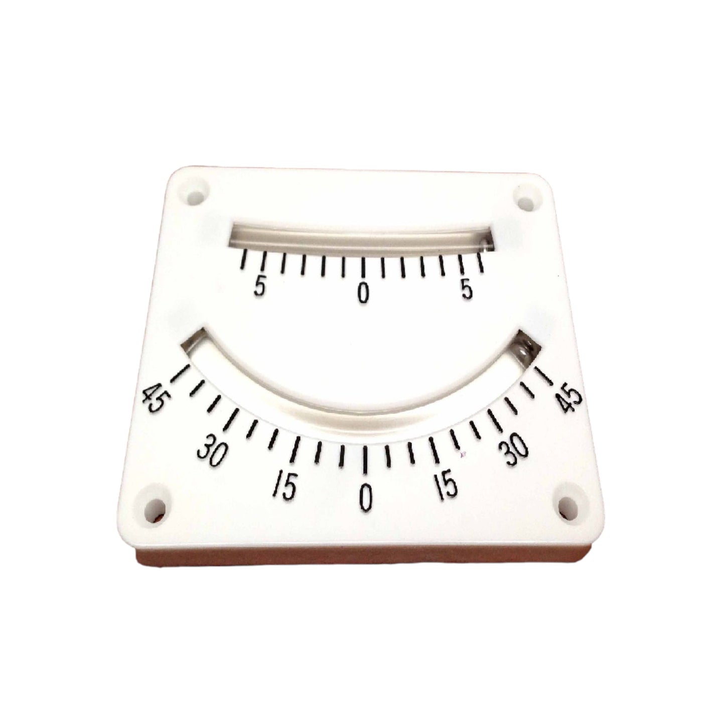 Pactrade Marine Boat Two Scales Ranges Clinometer Plastic Surface Mount