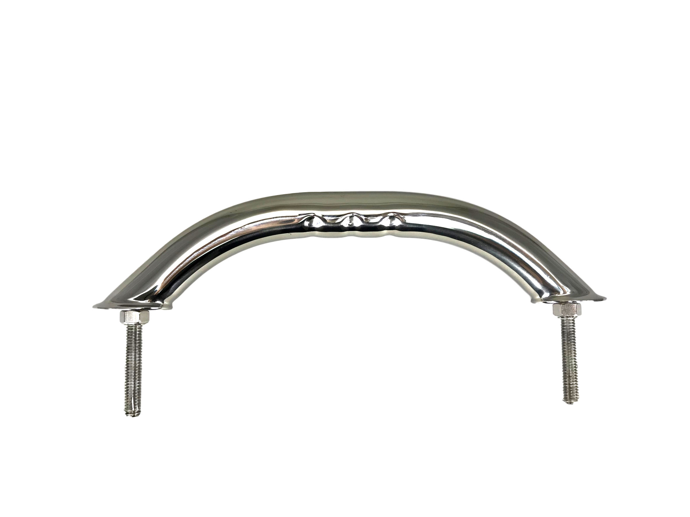 STAINLESS STEEL MARINE BOAT HANDRAIL 8-5/8 INCHES WITH WAVE CURVE