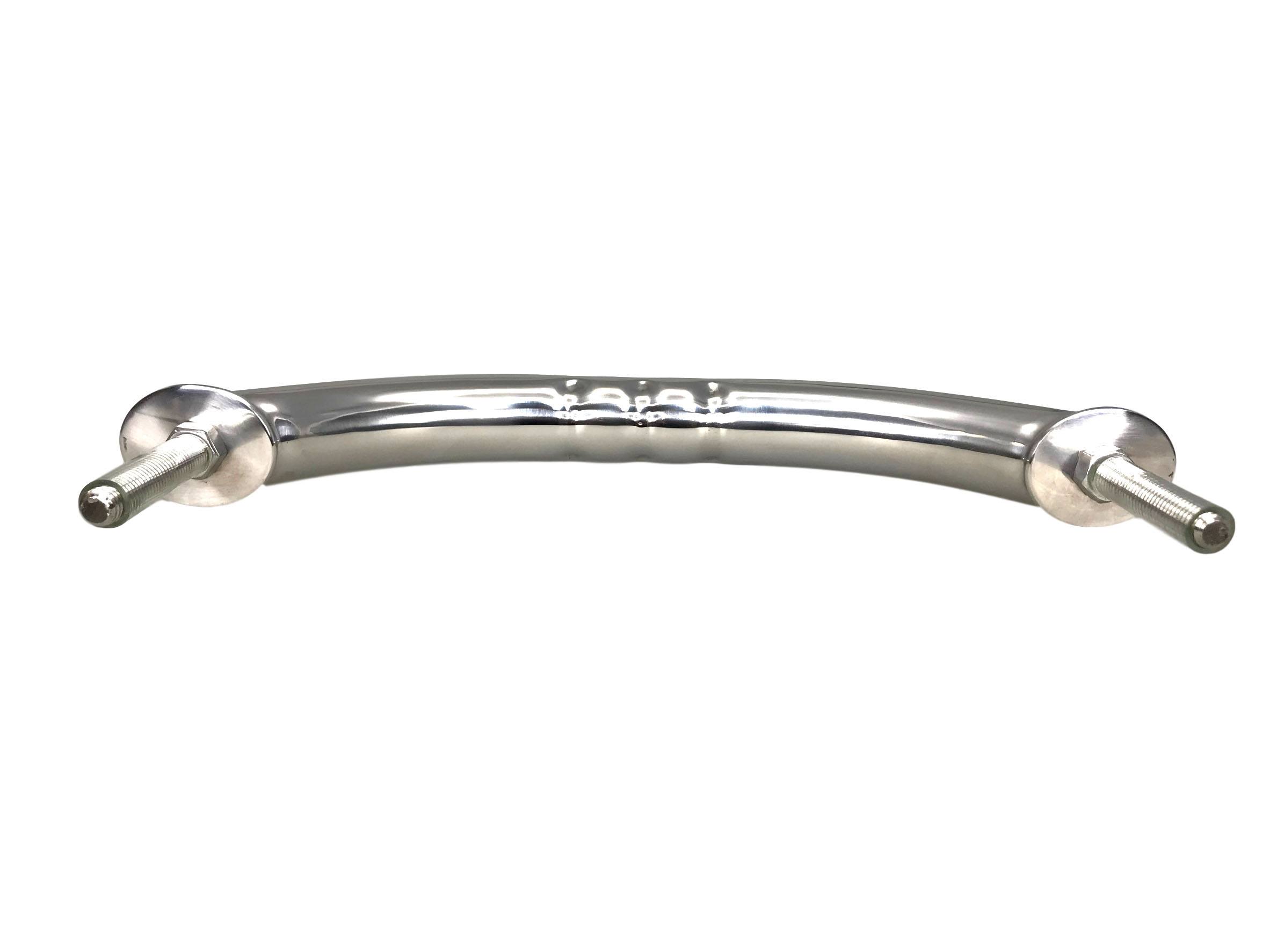 STAINLESS STEEL MARINE BOAT HANDRAIL 8-5/8 INCHES WITH WAVE CURVE
