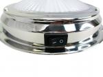 Dimmable Stainless Steel LED 5" Ceiling Dome Light On/Off Switch