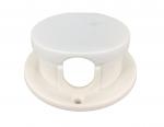 Boat White Plastic Anchor Hinge Lid Rope Deck Pipe