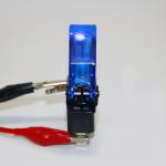X2 Blue Dot LED Toggle Switch, Blue Safety Swtich Flip Cap Cover